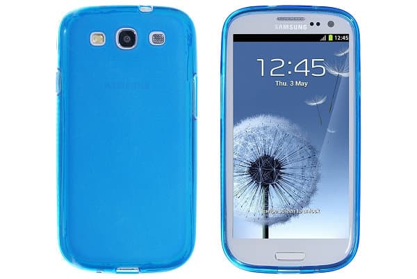 FlexiCase Skal till Samsung Galaxy S3 i9300 (Blå)