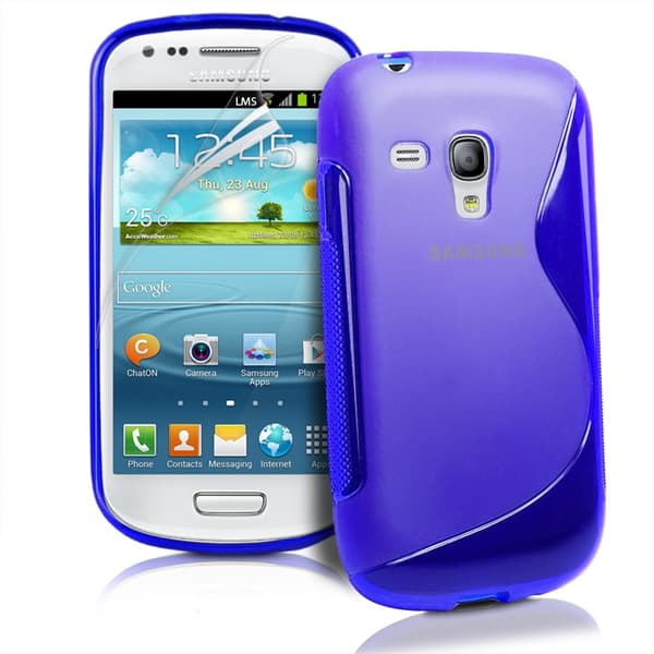 FlexiCase Skal till Samsung Galaxy S3 Mini i8190 - (Blå)