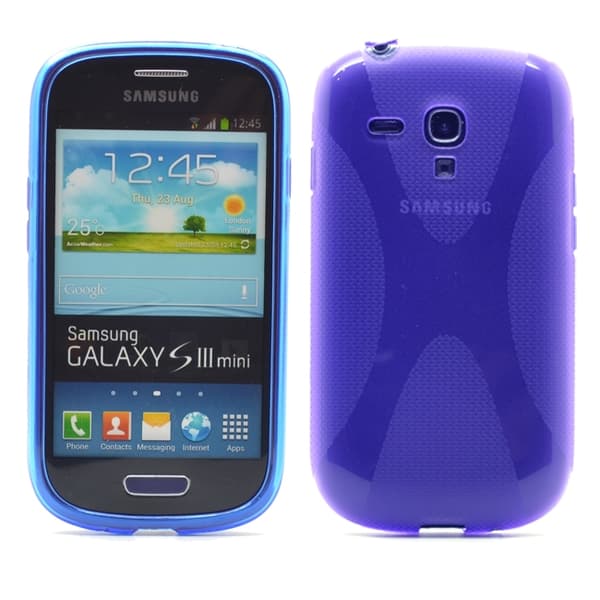 FlexiCase Skal till Samsung Galaxy S3 Mini i8190 - (Blå)