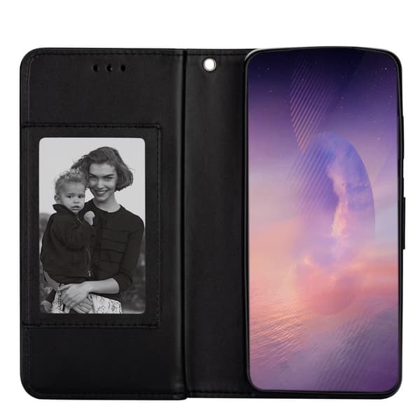 Leather Fodral Till Samsung Galaxy Note 20 Ultra - Svart
