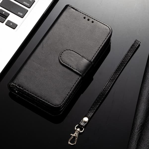 Leather Fodral Till Samsung Galaxy Note 20 Ultra - Svart
