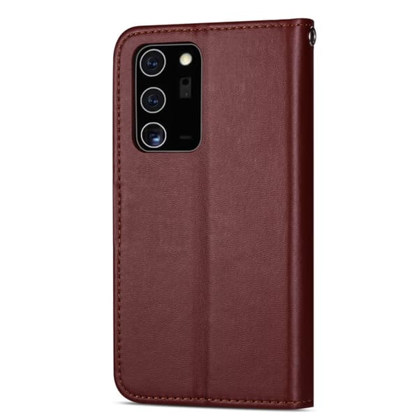 Leather Fodral Till Samsung Galaxy Note 20 Ultra - Brun
