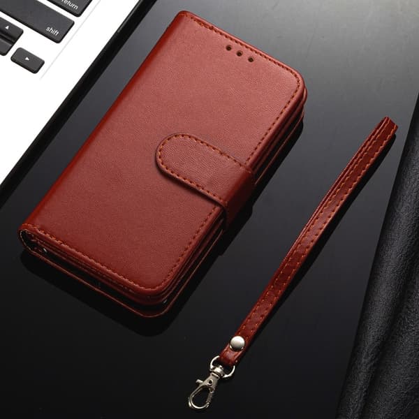 Leather Fodral Till Samsung Galaxy Note 20 Ultra - Brun