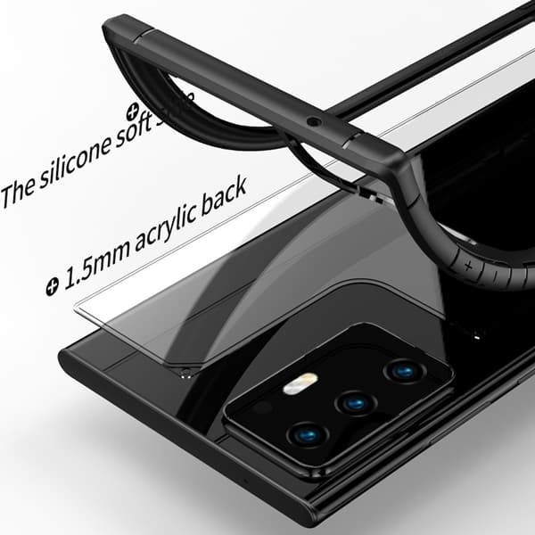 Hard Acrylic Skal Till Samsung Galaxy Note 20 Ultra - Svart