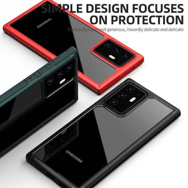Hard Acrylic Skal Till Samsung Galaxy Note 20 Ultra - Svart