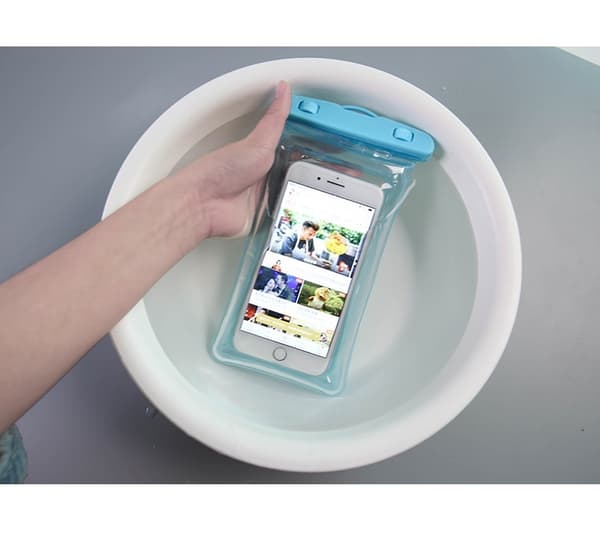 Flytande Vattentätt universalt mobilfodral - Vit