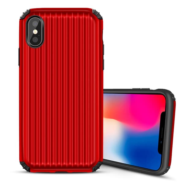 Hybrid Armor Skal till Apple iPhone X/Xs - Röd