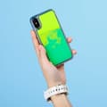 Miniatyrbild 3 av 6: Liquid Neon Sand skal till iPhone X - Grön
