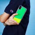 Miniatyrbild 4 av 6: Liquid Neon Sand skal till iPhone X - Grön