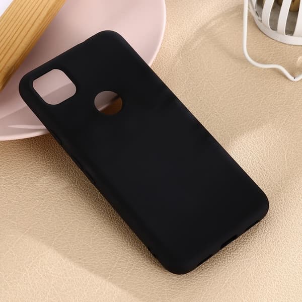 Silicone Skal Till Google Pixel 4a - Svart