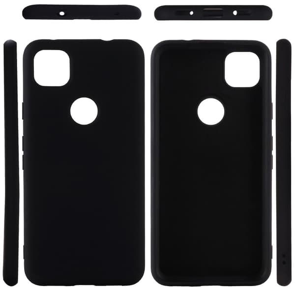 Silicone Skal Till Google Pixel 4a - Svart