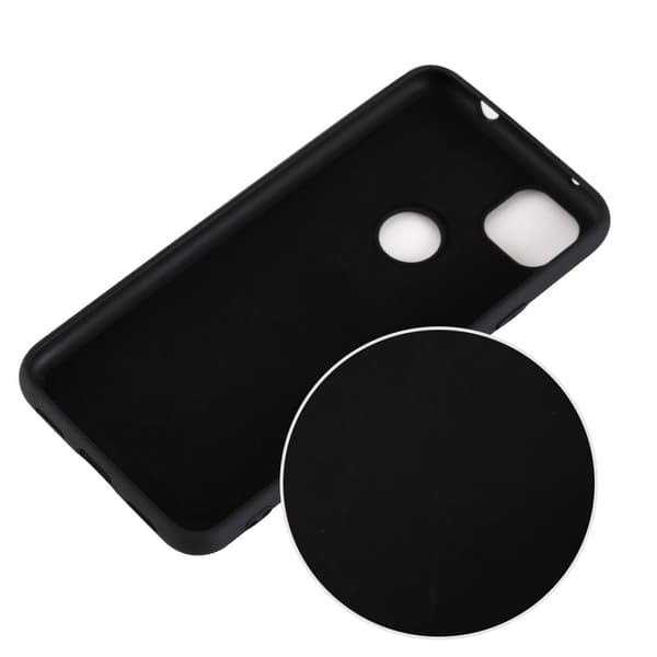Silicone Skal Till Google Pixel 4a - Svart