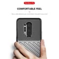 Miniatyrbild 3 av 7: Thunder Twill Texture Skal OnePlus 8 Pro - Blå