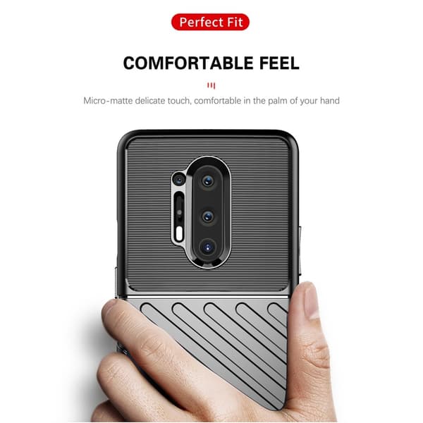 Thunder Twill Texture Skal OnePlus 8 Pro - Blå