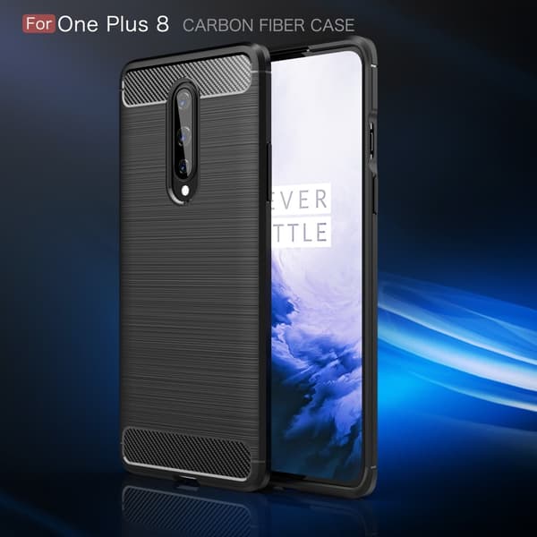 Carbon Fibre Skal OnePlus 8 - Blå