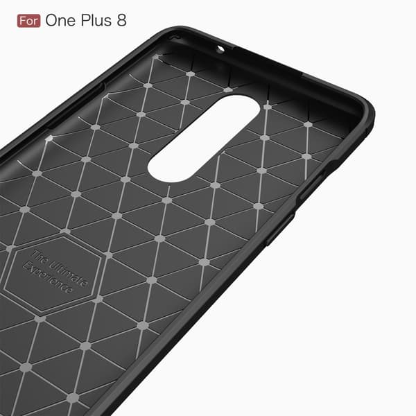 Carbon Fibre Skal OnePlus 8 - Blå