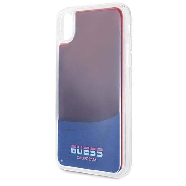 Guess skal iPhone Xr California Glow in the dark Röd