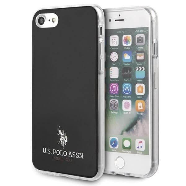 U.S. Polo Assn. Shiny iPhone 7/8/SE 2020 Skal Svart