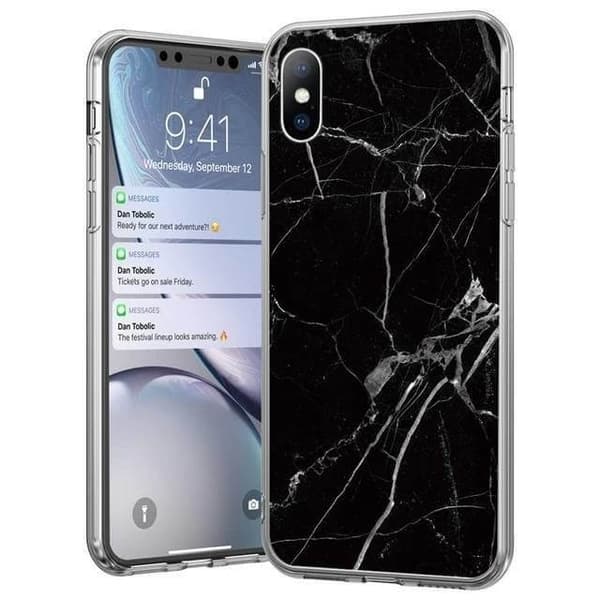 Wozinsky Marble skal Xiaomi Mi 10 Lite Svart