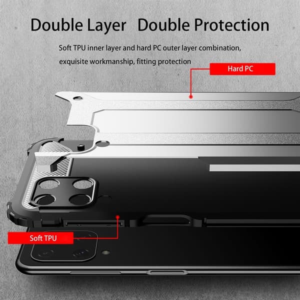 Tough Armor Mobilskal Galaxy A22 4G - Svart