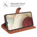 Miniatyrbild 5 av 8: Litchi Plånboksfodral Galaxy A22 4G - Brun