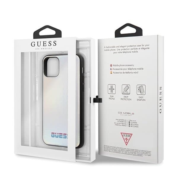 Guess Skal iPhone 11 Pro Iridescent - Silver