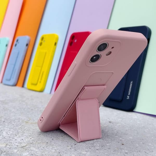 Wozinsky Kickstand Silicone Skal iPhone 11 Pro - Rosa