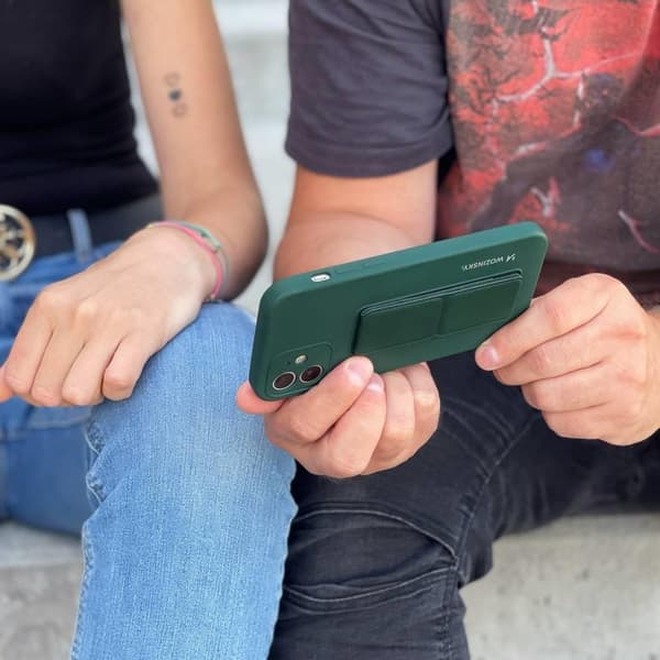 Wozinsky Kickstand Silicone Skal Samsung Galaxy S21 Ultra 5G - Ljus Blå