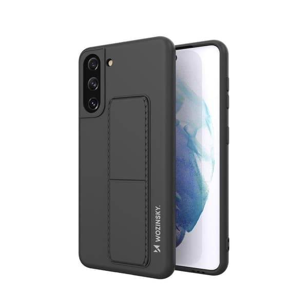 Wozinsky Kickstand Silicone Skal Samsung Galaxy S21 Plus 5G - Svart