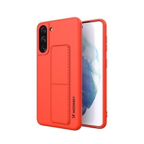 Wozinsky Kickstand Silicone Skal Samsung Galaxy S21 Plus 5G - Röd