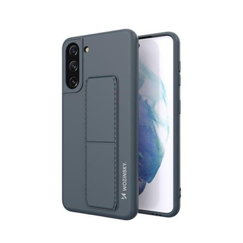 Wozinsky Kickstand Silicone Skal Samsung Galaxy S21 Plus 5G - Navy Blå