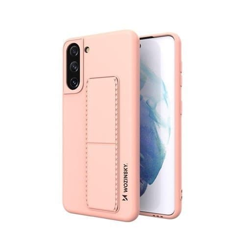 Wozinsky Kickstand Silicone Skal Samsung Galaxy S21 Plus 5G - Rosa