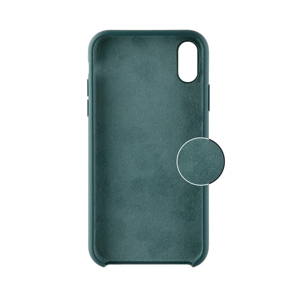 Vivanco Silkon Skal iPhone XR - Midnatt Grön