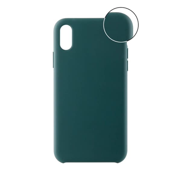 Vivanco Silkon Skal iPhone XR - Midnatt Grön