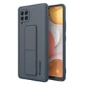 Miniatyrbild 1 av 8: Wozinsky Kickstand Silicone Skal Samsung Galaxy A42 5G - Navy Blå