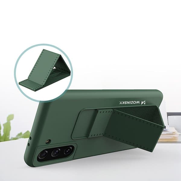 Wozinsky Kickstand Silicone Skal Samsung Galaxy A32 5G - Röd