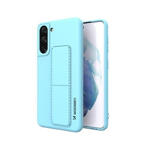 Wozinsky Kickstand Silicone Skal Samsung Galaxy A32 5G - Ljus Blå