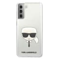 Miniatyrbild 3 av 7: Karl Lagerfeld Skal Samsung Galaxy S21 Plus Karl`s Head - Transparent