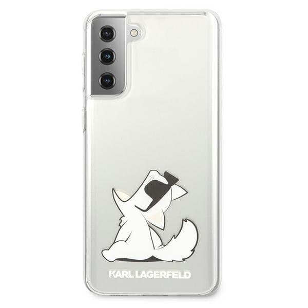 Karl Lagerfeld Skal Samsung Galaxy S21 Plus Choupette Fun - Transparent