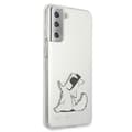 Miniatyrbild 4 av 7: Karl Lagerfeld Skal Samsung Galaxy S21 Plus Choupette Fun - Transparent