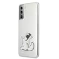 Miniatyrbild 2 av 7: Karl Lagerfeld Skal Samsung Galaxy S21 Plus Choupette Fun - Transparent