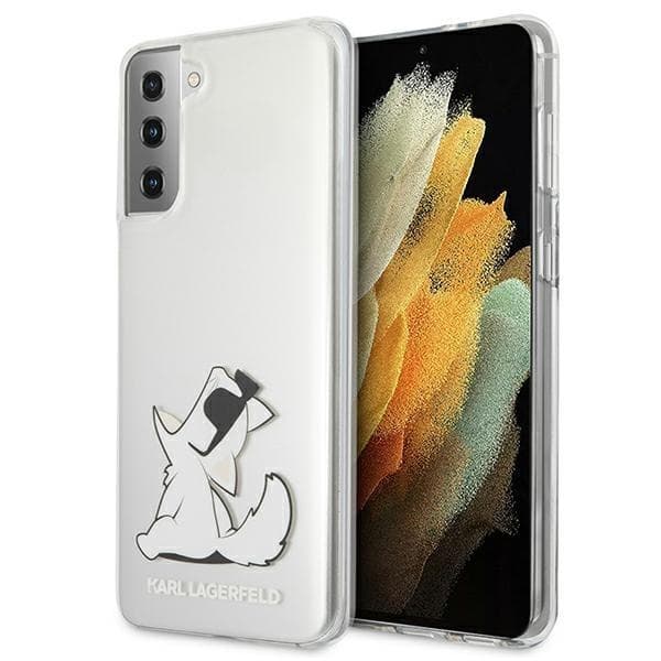 Karl Lagerfeld Skal Samsung Galaxy S21 Plus Choupette Fun - Transparent