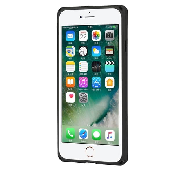 Skal med Kortplatser till iPhone 7/8/SE 2020 - Blå