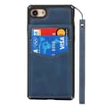 Miniatyrbild 2 av 11: Skal med Kortplatser till iPhone 7/8/SE 2020 - Blå