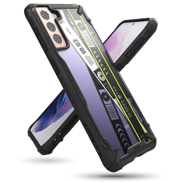 Ringke Fusion X Skal Samsung Galaxy S21 Plus 5G - Svart Ticket Band