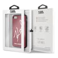 Miniatyrbild 7 av 7: Karl Lagerfeld Skal iPhone 7/8/SE 2020 Signature Glitter - Röd