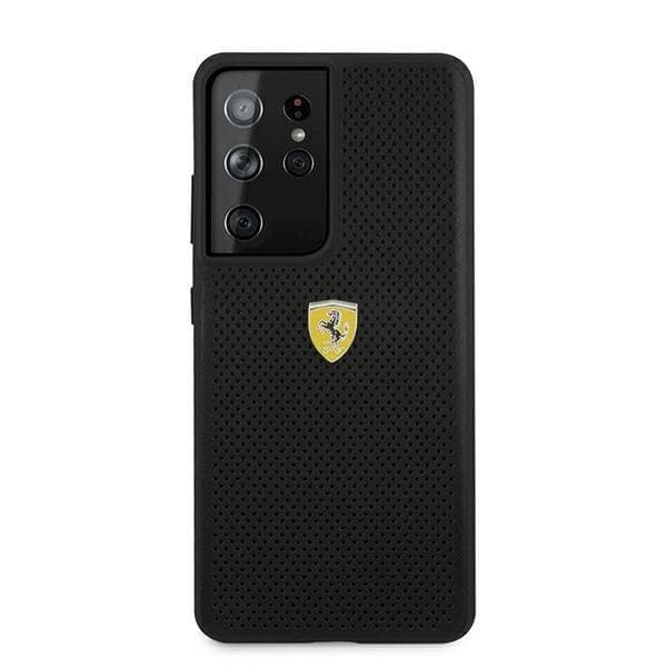 Ferrari Skal Galaxy S21 Ultra On Track Perforated - Svart