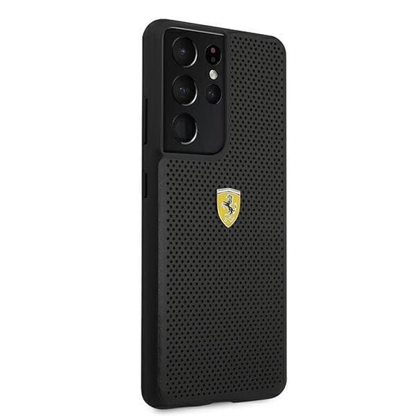 Ferrari Skal Galaxy S21 Ultra On Track Perforated - Svart