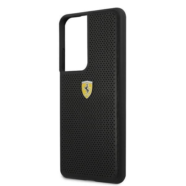 Ferrari Skal Galaxy S21 Ultra On Track Perforated - Svart