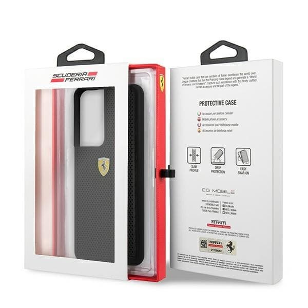 Ferrari Skal Galaxy S21 Ultra On Track Perforated - Svart